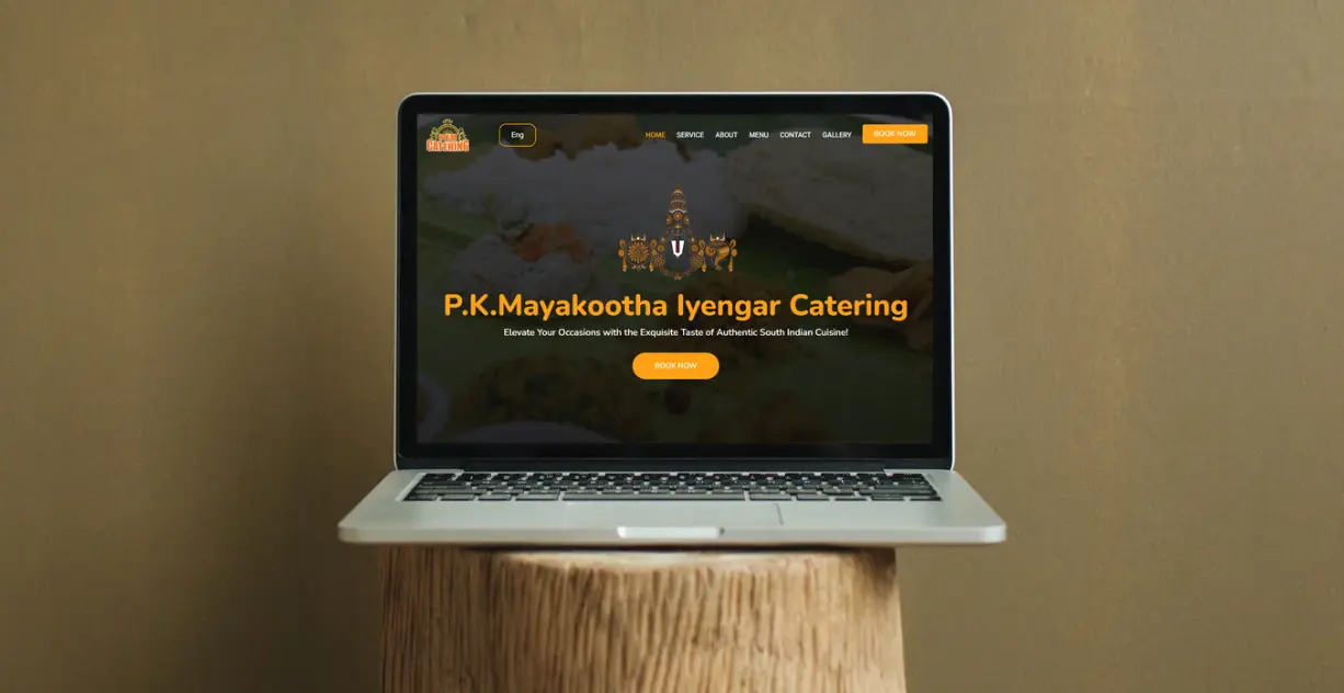 PKM Catering Services website
